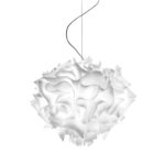 Slamp - Lampadario a sospensione Veli Small – White Opal