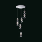 Lampadario a Sospensione Brillante 5 Pendenti LED – ILLUMINATI LIGHTING