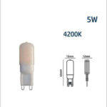 Lampadina LED G9 4200K – Compatta, efficiente e luce naturale