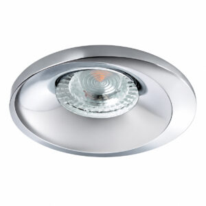 Faretto da Incasso per Cartongesso Cromo Lucido Ø98 mm – GU10