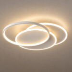 Plafoniera LED dimmerabile da 70W con telecomando e controllo tramite app – Ø 49 cm